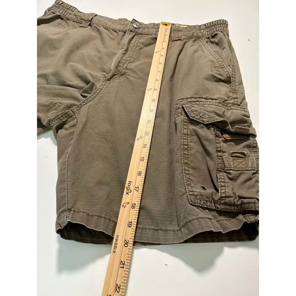 Red Head Cargo Shorts Mens 38 Khaki Ripstop Cotton Utility Hiking Tactical